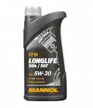 Mannol motorno olje Longlife 504/507 5W-30 1L (MN7715-1)