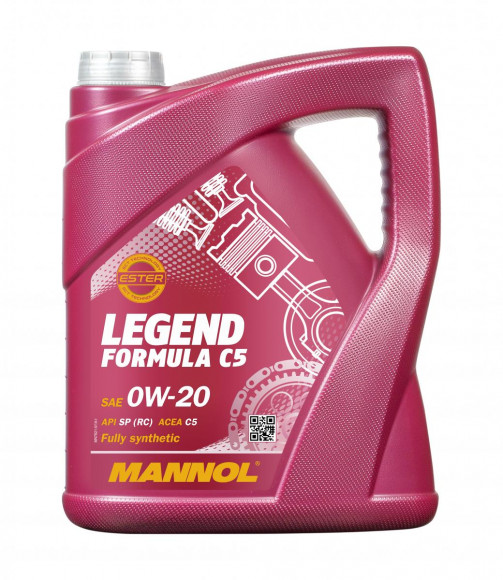 Mannol motorno olje Legend Formula C5, 0W-20, 5 l Mannol motorno olje Legend Formula C5, 0W-20, 5 l
