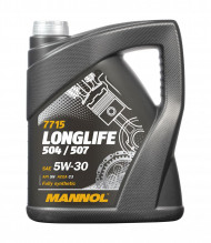 Mannol motorno olje Longlife 504/507 5W-30 5L (MN7715-5)