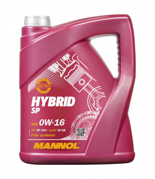 Mannol motorno olje Hybrid SP, 0W-16, 5 l