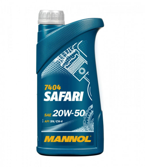 Mannol motorno olje Safari 20W-50, 1 l