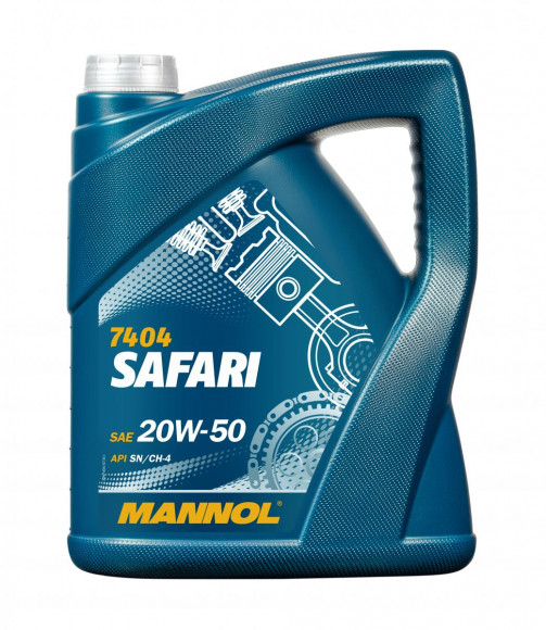 Mannol motorno olje Safari 20W-50, 5 l