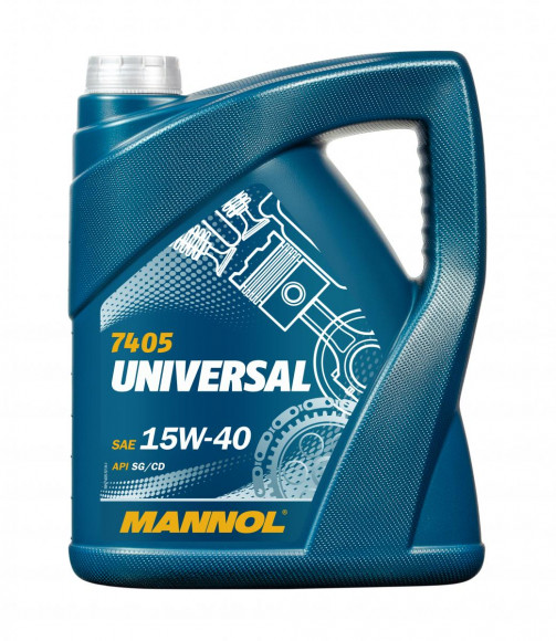 Mannol motorno olje Universal 15W-40, 5 l