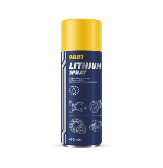 Mannol Lithium spray litijeva mast v spreju, 400 ml