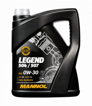 MANNOL Legend 504/507 0W-30 motorno olje, 5 l