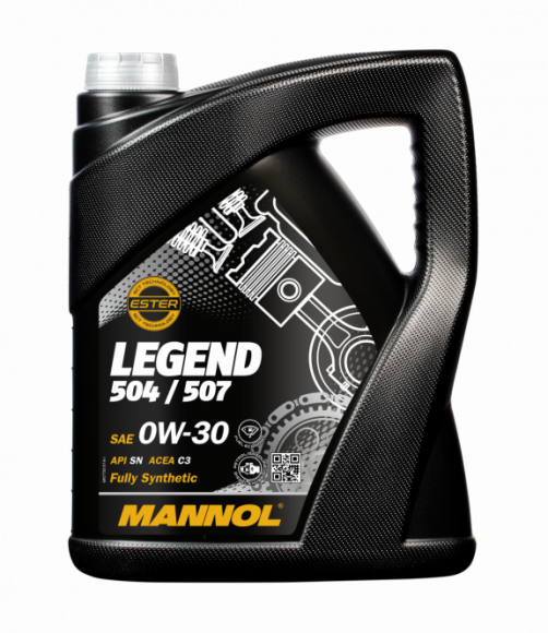 MANNOL Legend 504/507 0W-30 motorno olje, 5 l
