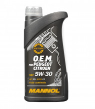 Mannol motorno olje O.E.M za Peugeot Citroen 5W-30 (DPF), 1 l (MN7703-1)