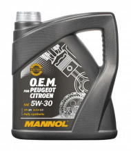 Mannol motorno olje O.E.M za Peugeot Citroen 5W-30 (DPF), 4 l (MN7703-4)